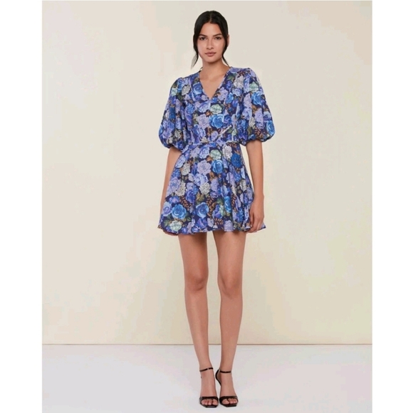 Rachel Parcell Dresses & Skirts - New!Rachel Parcell V-Neck Puff Sleeve Mini Dress